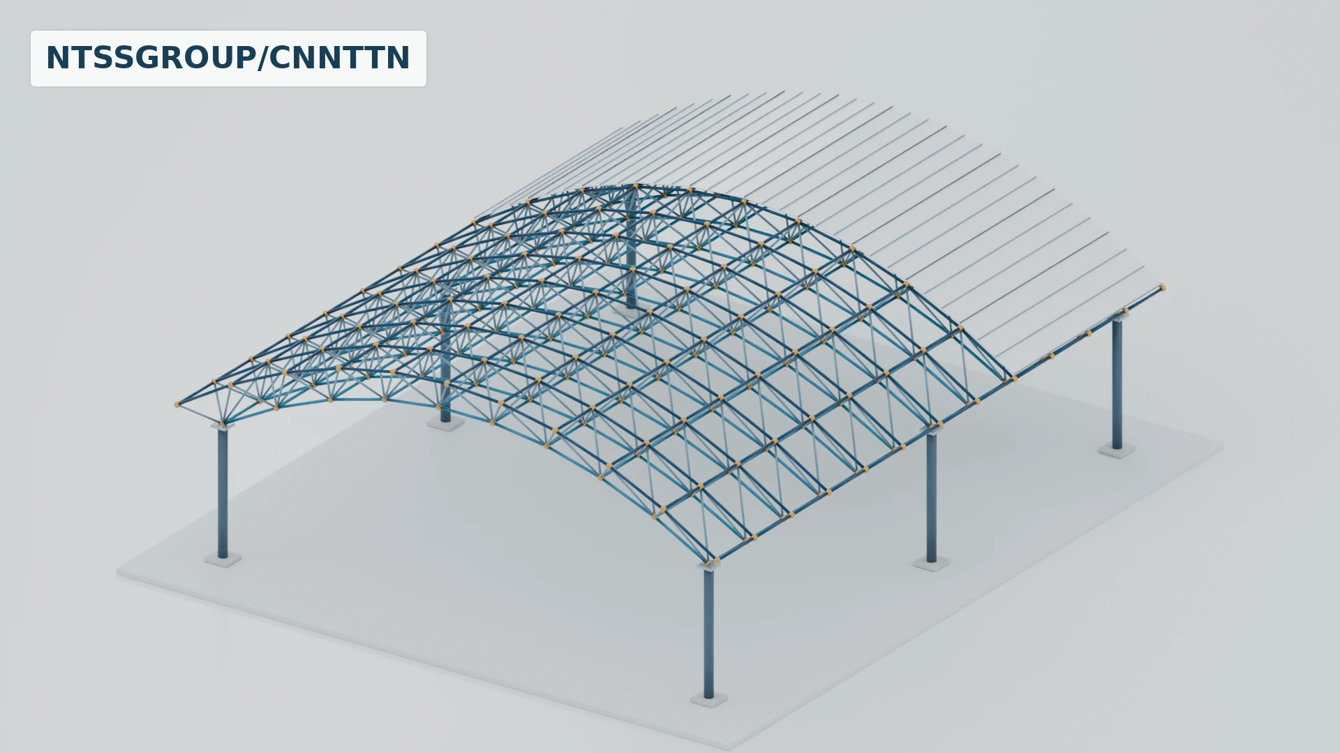 Large span space frame