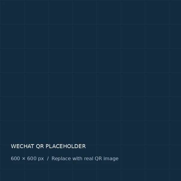 WeChat QR — image placeholder